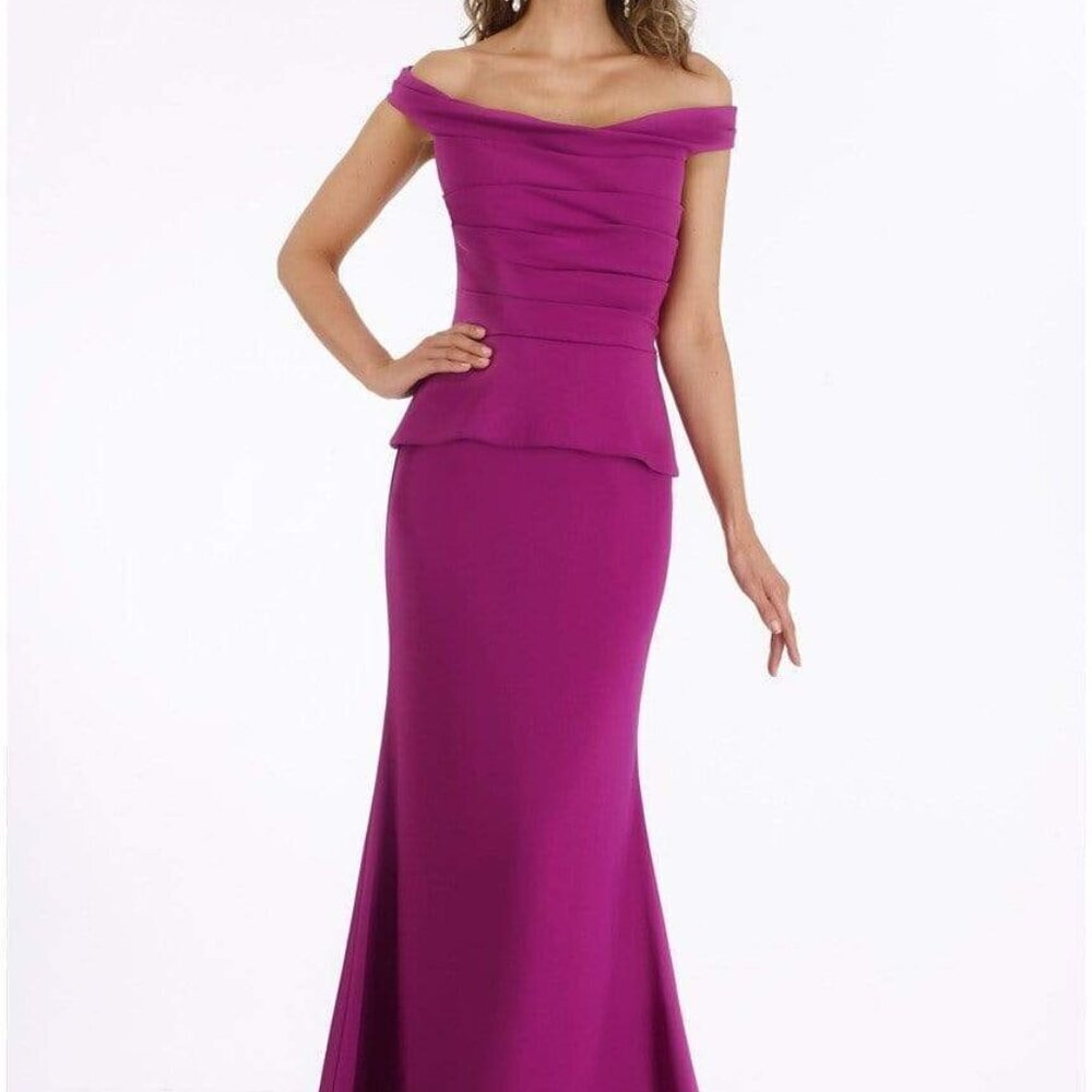 SALE NWT Gia Franco 12012 Mother of the Bride Dress Magenta Size 6